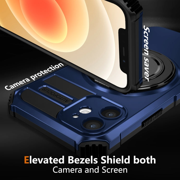 For iPhone 12 Rotating Magnetic Holder Phone Case