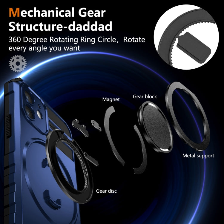 For iPhone 12 Rotating Magnetic Holder Phone Case