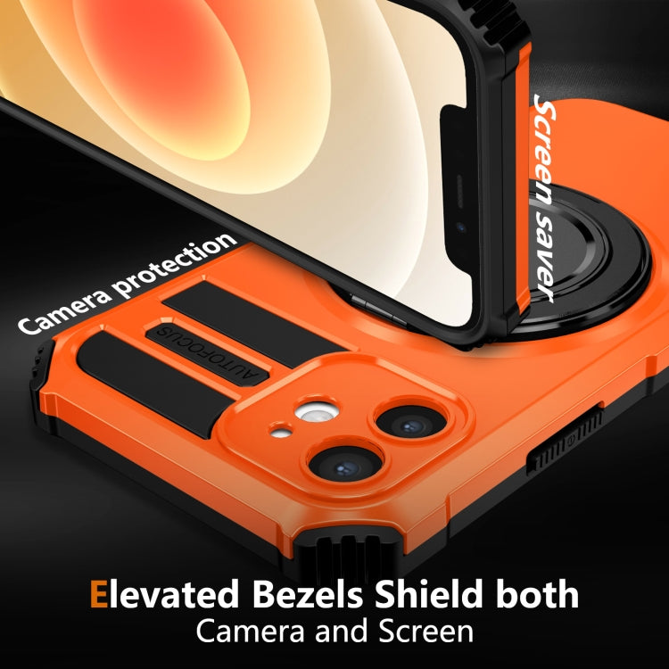 For iPhone 12 Rotating Magnetic Holder Phone Case