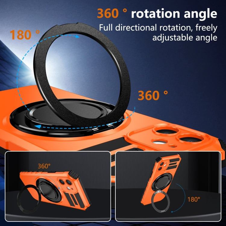 For iPhone 12 Rotating Magnetic Holder Phone Case