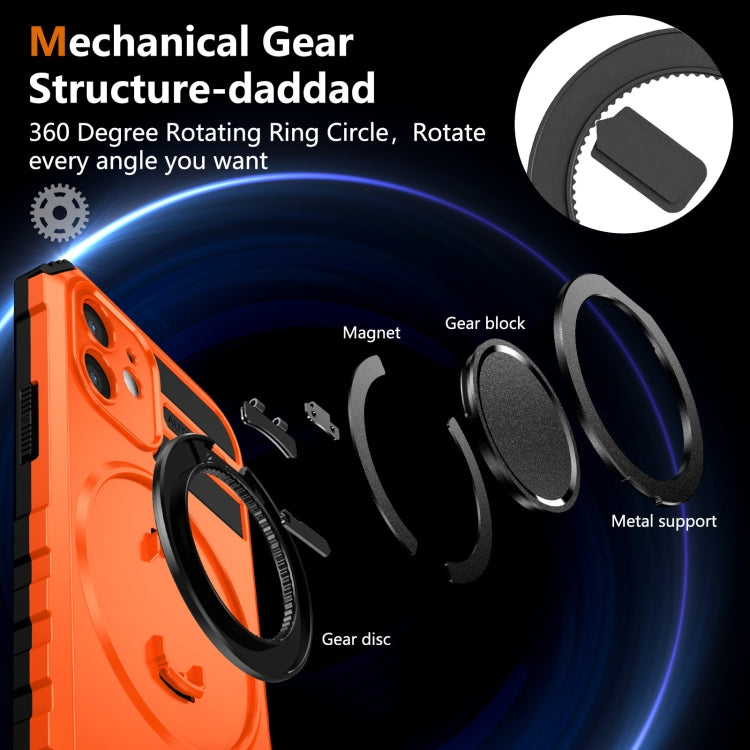 For iPhone 12 Rotating Magnetic Holder Phone Case