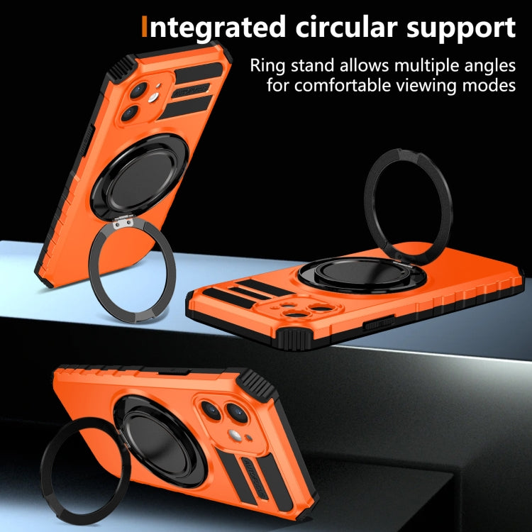 For iPhone 12 Rotating Magnetic Holder Phone Case