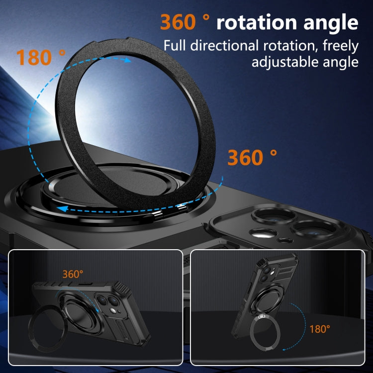 For iPhone 12 Rotating Magnetic Holder Phone Case