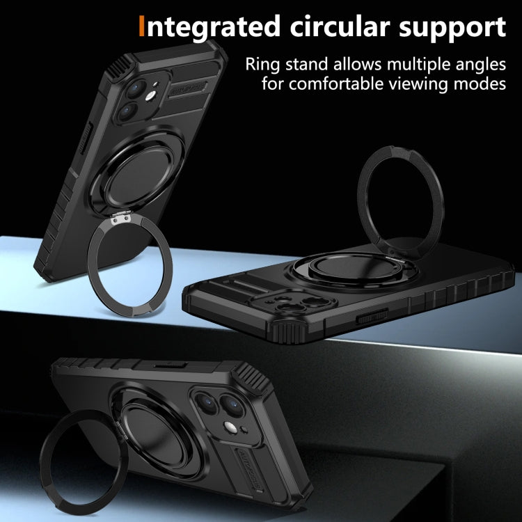 For iPhone 12 Rotating Magnetic Holder Phone Case