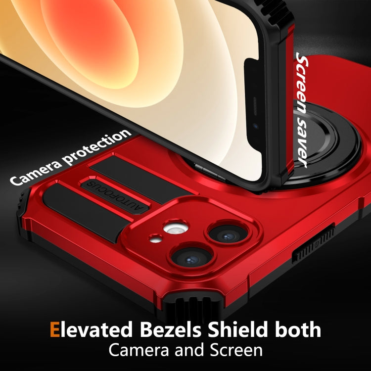For iPhone 12 Rotating Magnetic Holder Phone Case