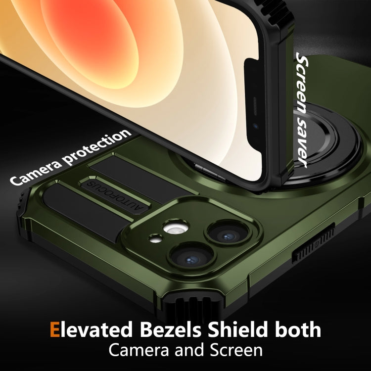 For iPhone 12 Rotating Magnetic Holder Phone Case