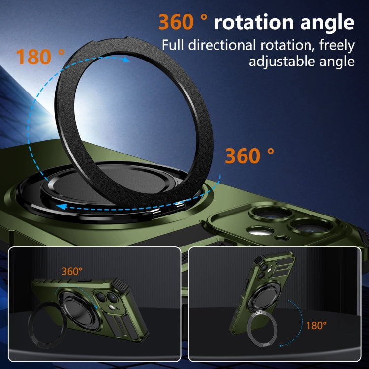 For iPhone 12 Rotating Magnetic Holder Phone Case