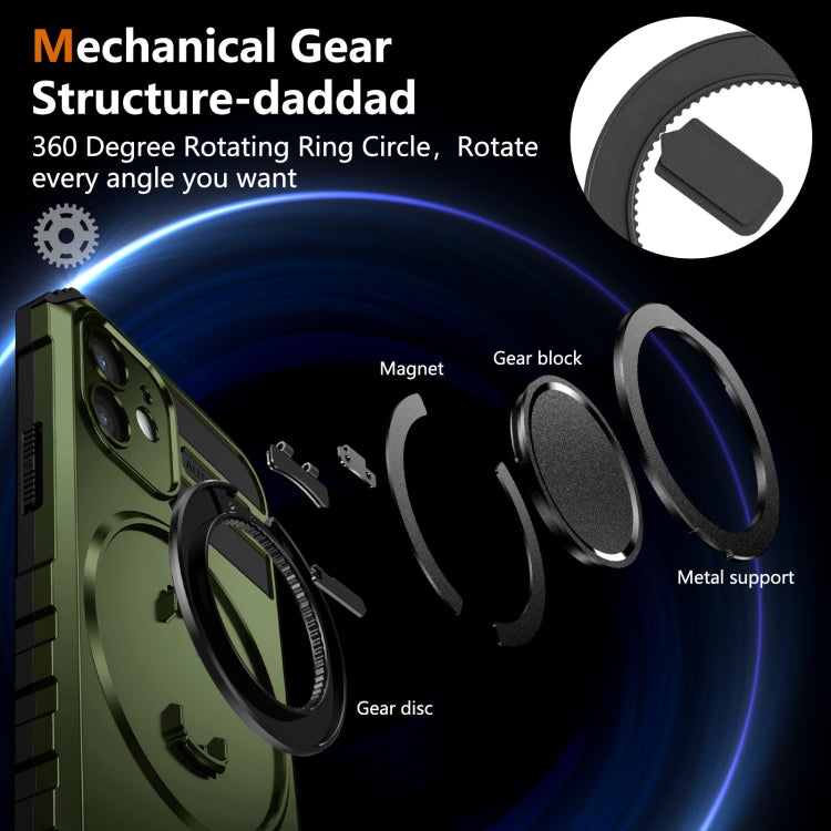 For iPhone 12 Rotating Magnetic Holder Phone Case