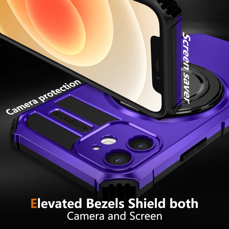 For iPhone 12 Rotating Magnetic Holder Phone Case
