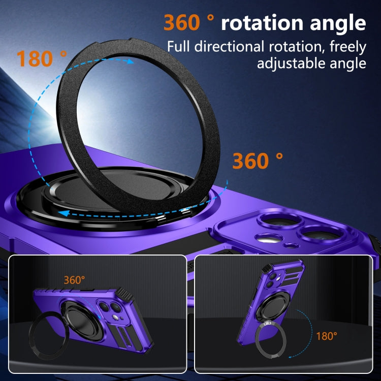 For iPhone 12 Rotating Magnetic Holder Phone Case