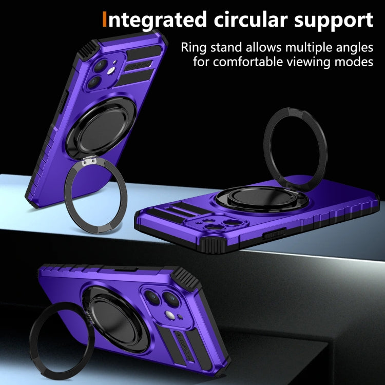 For iPhone 12 Rotating Magnetic Holder Phone Case