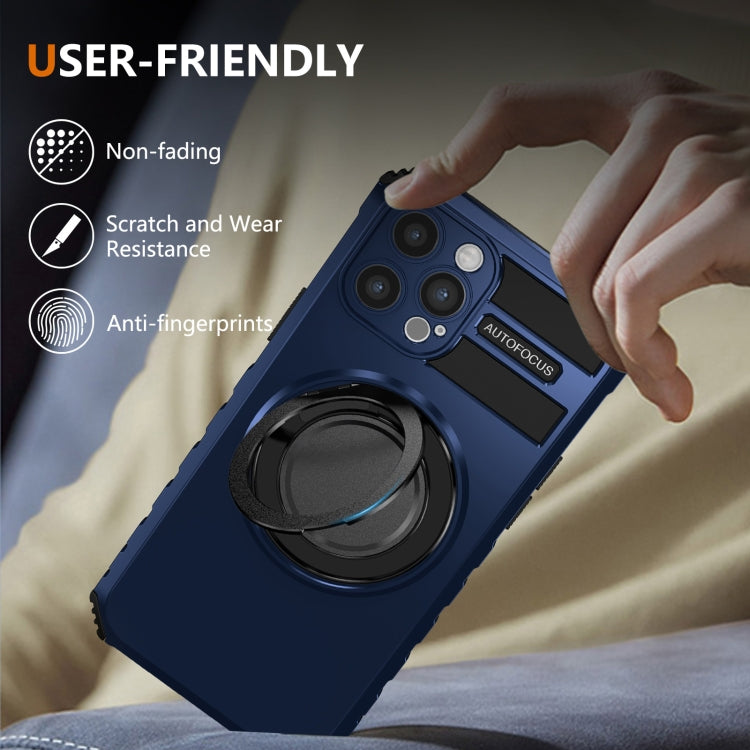 For iPhone 12 Pro Max Rotating Magnetic Holder Phone Case