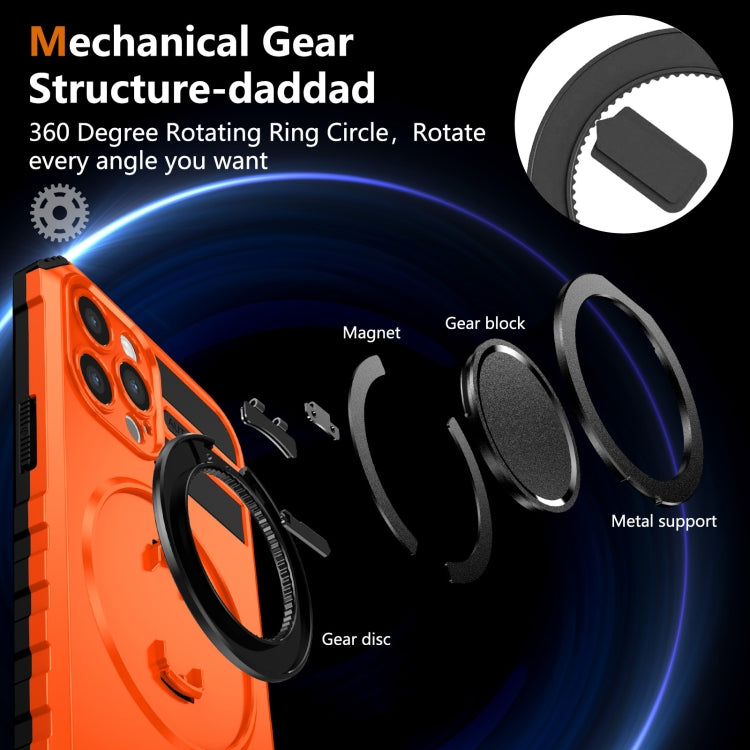 For iPhone 12 Pro Max Rotating Magnetic Holder Phone Case