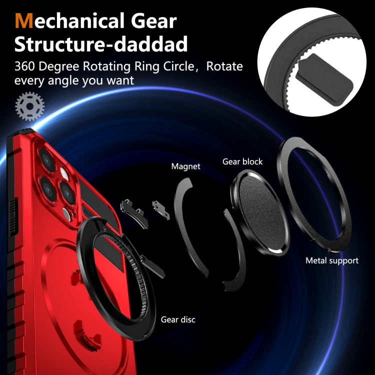 For iPhone 12 Pro Max Rotating Magnetic Holder Phone Case