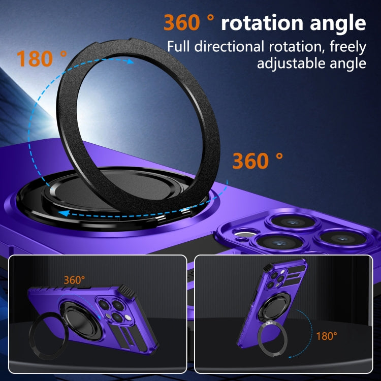 For iPhone 12 Pro Max Rotating Magnetic Holder Phone Case