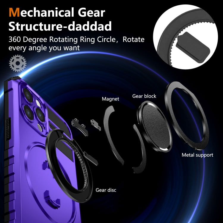 For iPhone 12 Pro Max Rotating Magnetic Holder Phone Case
