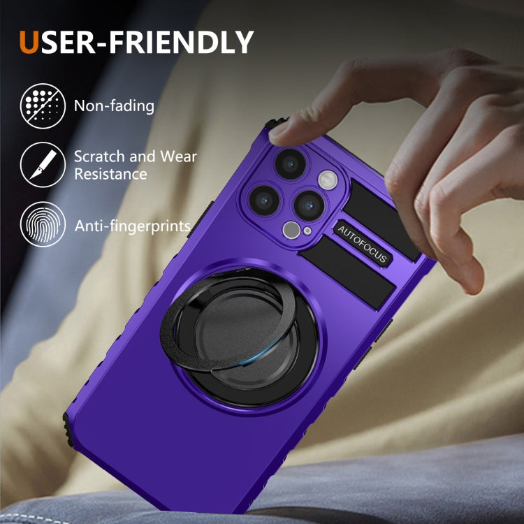 For iPhone 12 Pro Max Rotating Magnetic Holder Phone Case