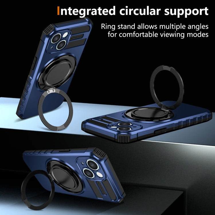 For iPhone 13 Rotating Magnetic Holder Phone Case