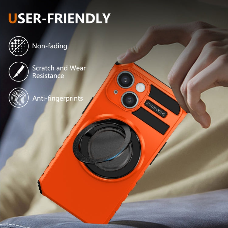 For iPhone 13 Rotating Magnetic Holder Phone Case