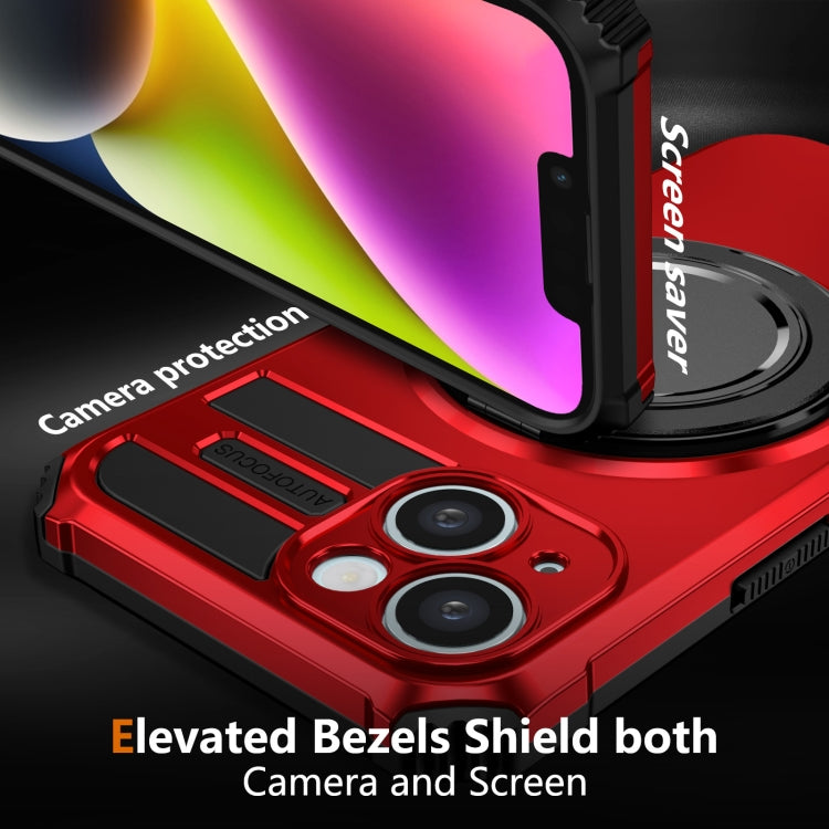 For iPhone 13 Rotating Magnetic Holder Phone Case