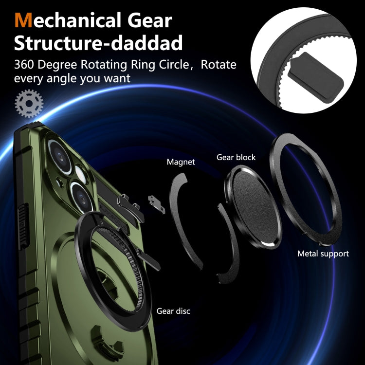 For iPhone 13 Rotating Magnetic Holder Phone Case