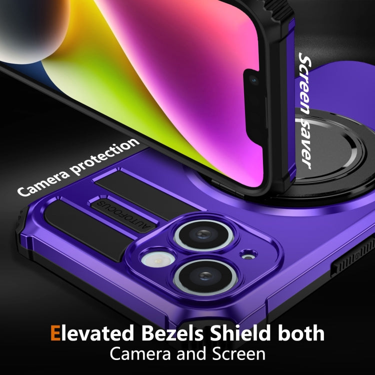For iPhone 13 Rotating Magnetic Holder Phone Case