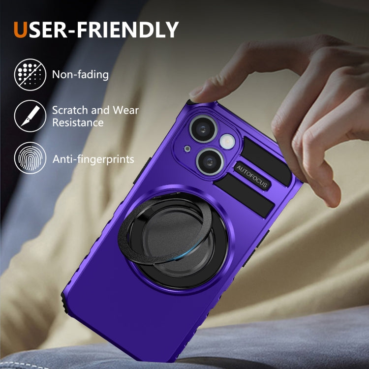For iPhone 13 Rotating Magnetic Holder Phone Case