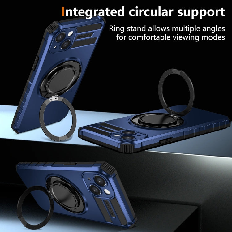 For iPhone 15 Rotating Magnetic Holder Phone Case