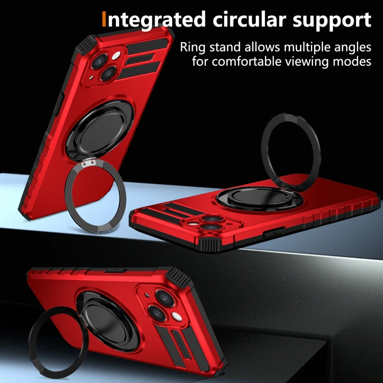 For iPhone 15 Rotating Magnetic Holder Phone Case