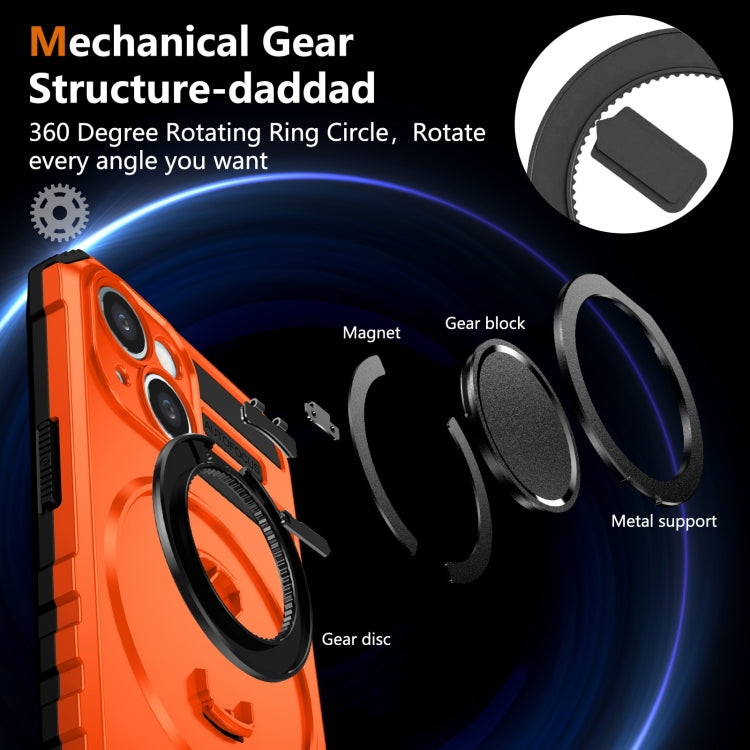 For iPhone 14 Plus Rotating Magnetic Holder Phone Case