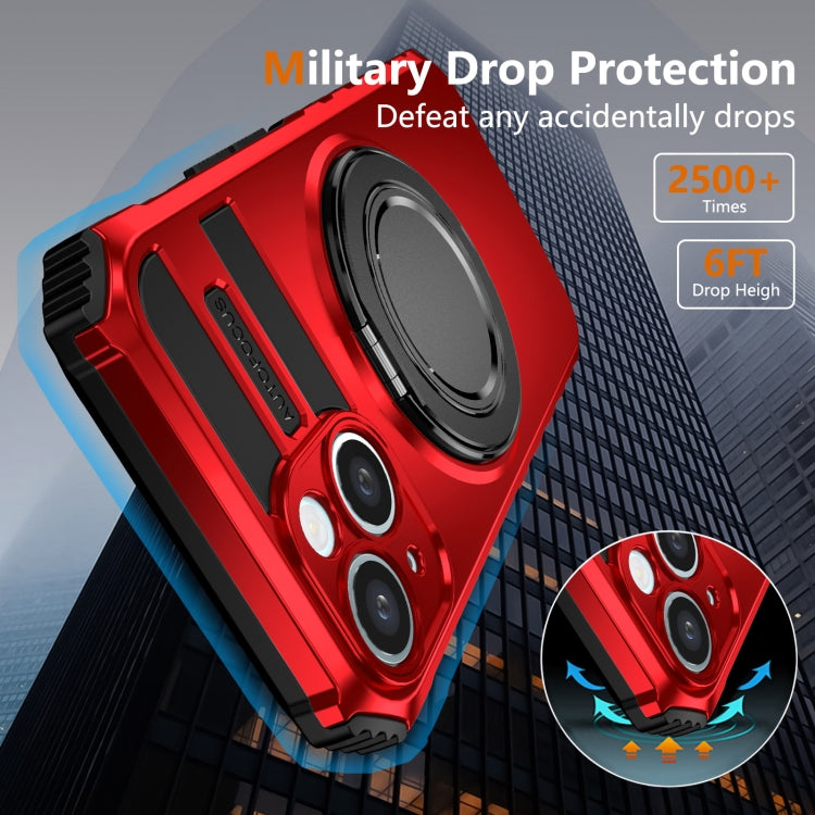 For iPhone 14 Plus Rotating Magnetic Holder Phone Case