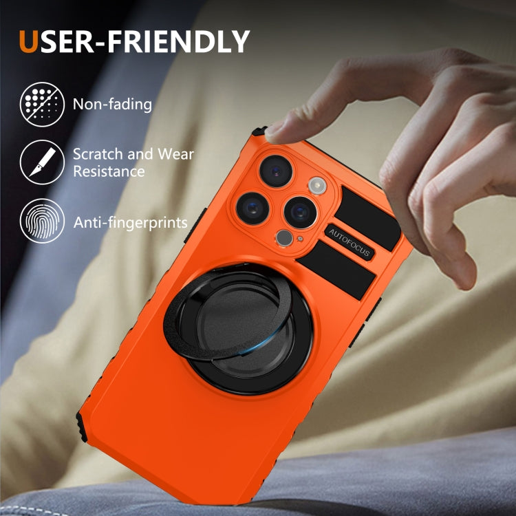 For iPhone 14 Pro Rotating Magnetic Holder Phone Case