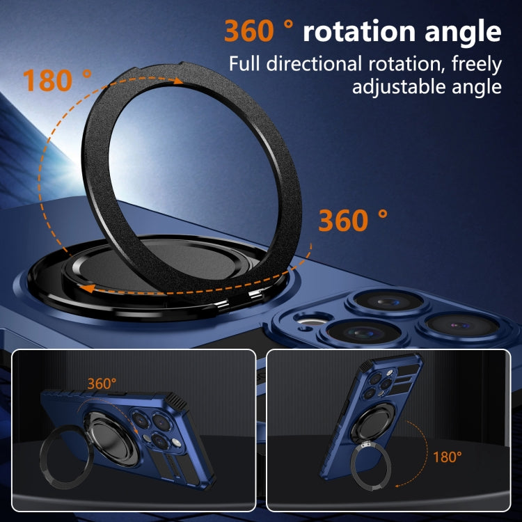 For iPhone 14 Pro Max Rotating Magnetic Holder Phone Case