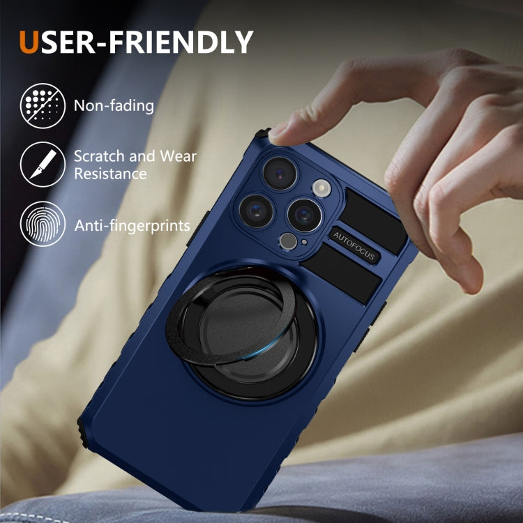 For iPhone 14 Pro Max Rotating Magnetic Holder Phone Case