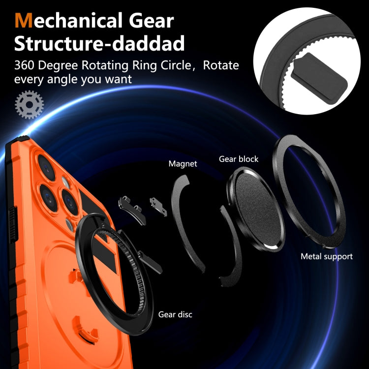 For iPhone 14 Pro Max Rotating Magnetic Holder Phone Case