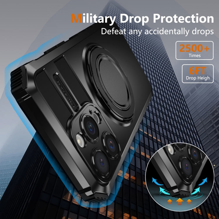 For iPhone 14 Pro Max Rotating Magnetic Holder Phone Case