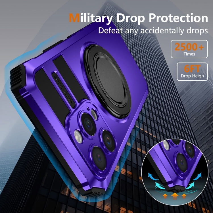 For iPhone 14 Pro Max Rotating Magnetic Holder Phone Case