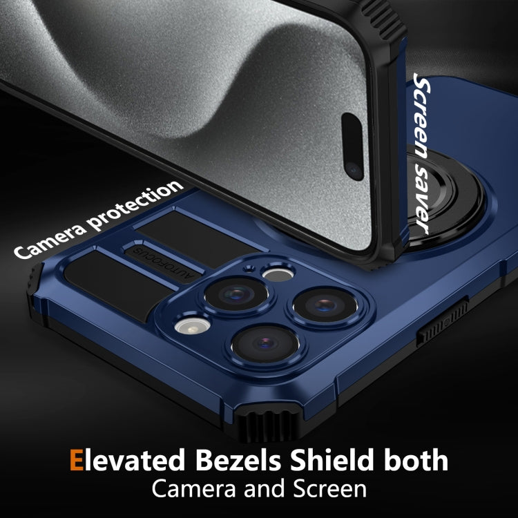 For iPhone 15 Pro Max Rotating Magnetic Holder Phone Case