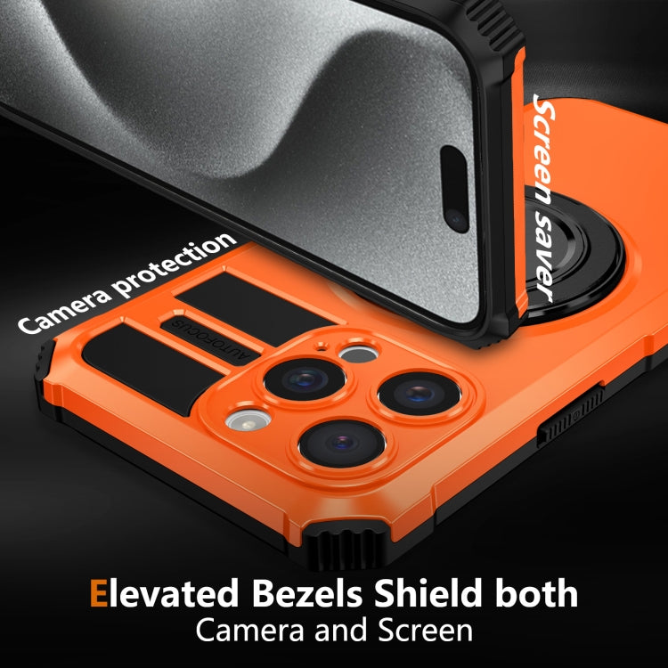 For iPhone 15 Pro Max Rotating Magnetic Holder Phone Case
