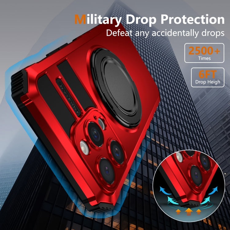 For iPhone 15 Pro Max Rotating Magnetic Holder Phone Case