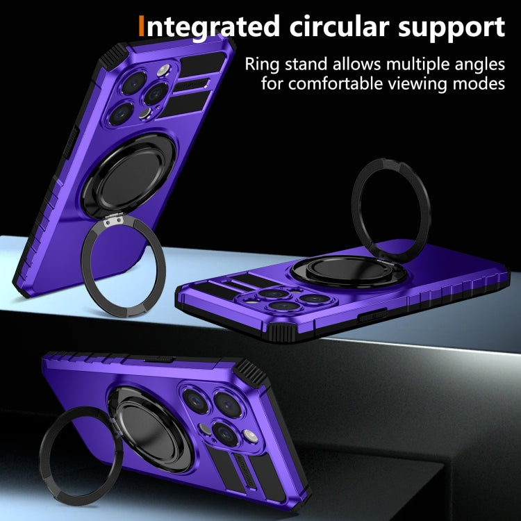 For iPhone 15 Pro Max Rotating Magnetic Holder Phone Case