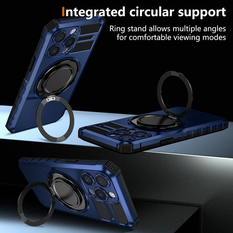 For iPhone 15 Pro Rotating Magnetic Holder Phone Case