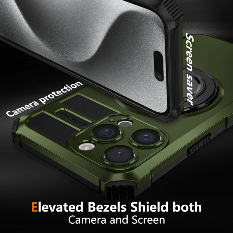 For iPhone 15 Pro Rotating Magnetic Holder Phone Case