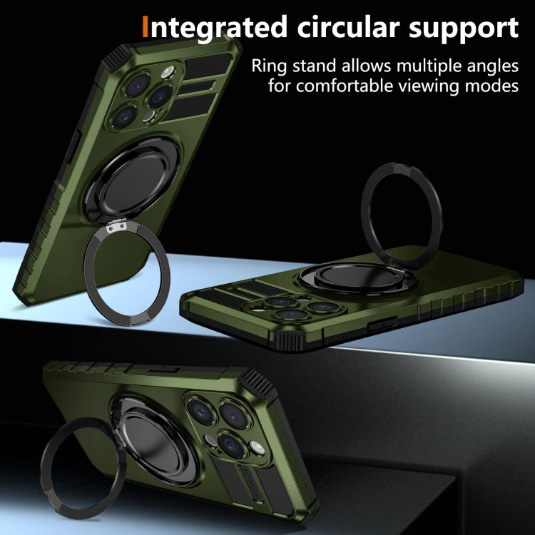 For iPhone 15 Pro Rotating Magnetic Holder Phone Case