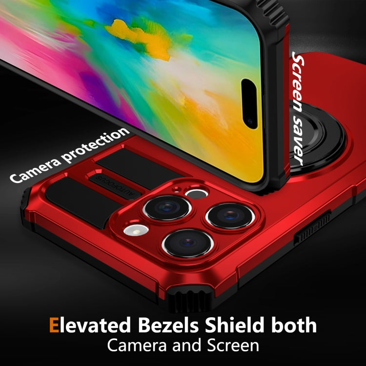 For iPhone 16 Pro Rotating Magnetic Holder Phone Case