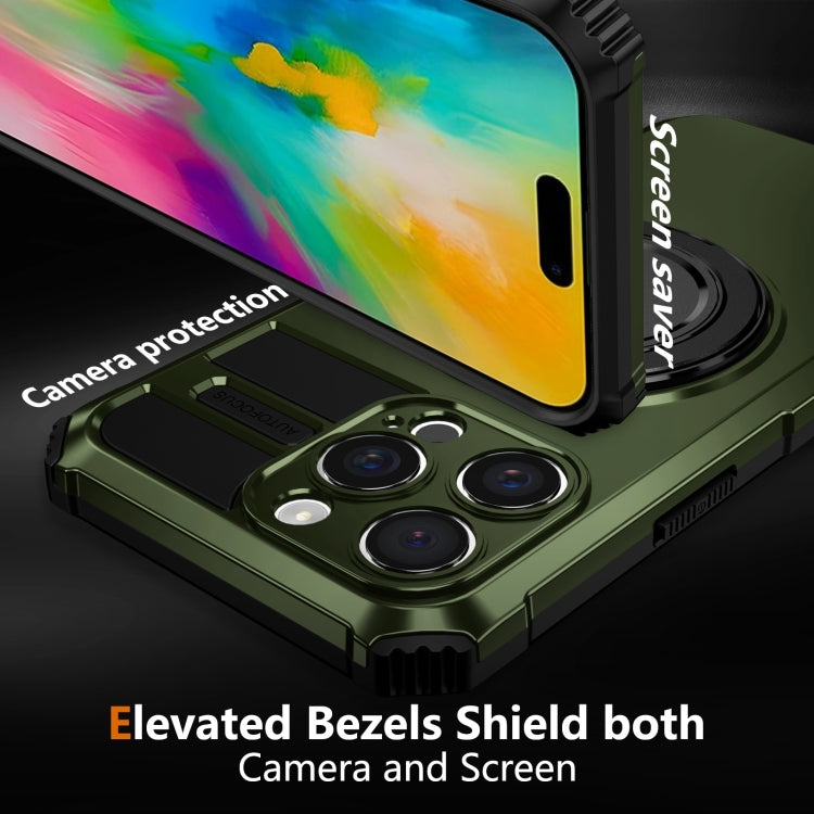 For iPhone 16 Pro Rotating Magnetic Holder Phone Case