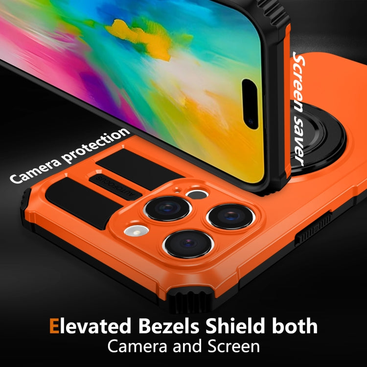 For iPhone 16 Pro Max Rotating Magnetic Holder Phone Case