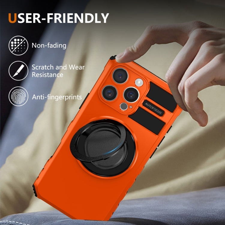 For iPhone 16 Pro Max Rotating Magnetic Holder Phone Case