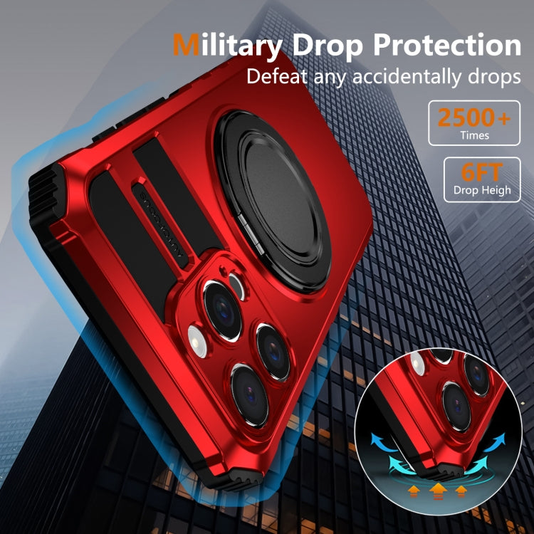 For iPhone 16 Pro Max Rotating Magnetic Holder Phone Case