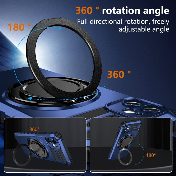 For iPhone 11 Rotating Magnetic Holder Phone Case